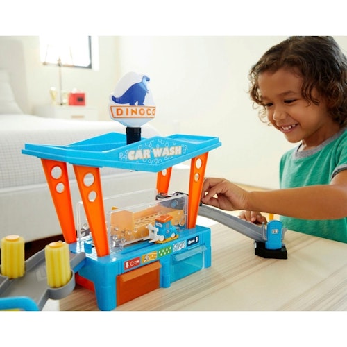 Disney Pixar Cars Colour Change Dinoco Car Wash Playset