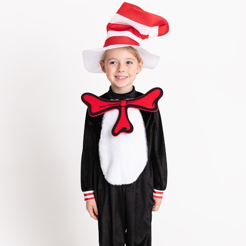 Dr. Seuss Cat In The Hat black costume