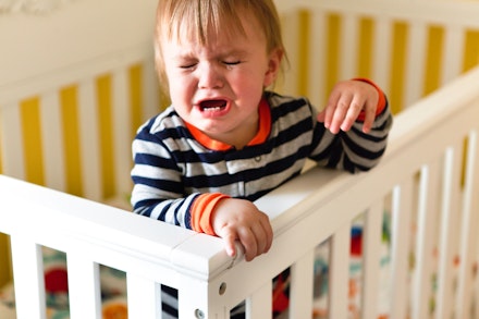 child throwing tantrum