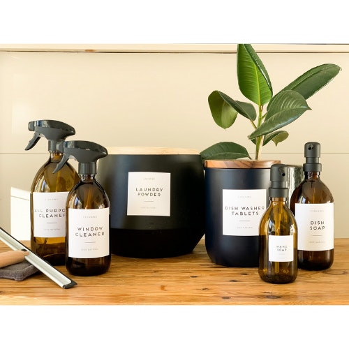 Cleaning Labels for Home Organisation - Custom Labels