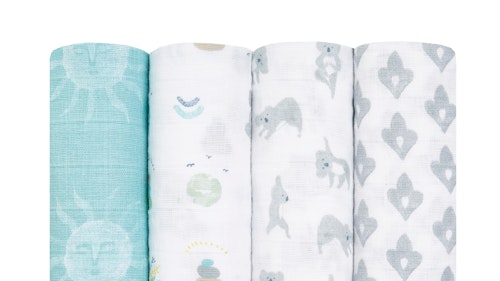 aden + anais cotton muslin swaddles