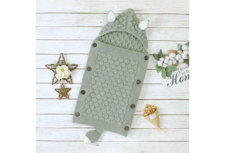 cozy knitted swaddle blanket swaddle sleepwalking mint 3m 719125 510x2xprogressive