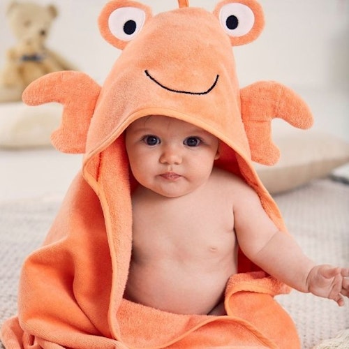 Crab Hooded Towel