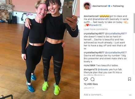 davina mccall fitness tip