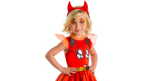 Girls Toddler Halloween Outfit - Little Devil Monster
