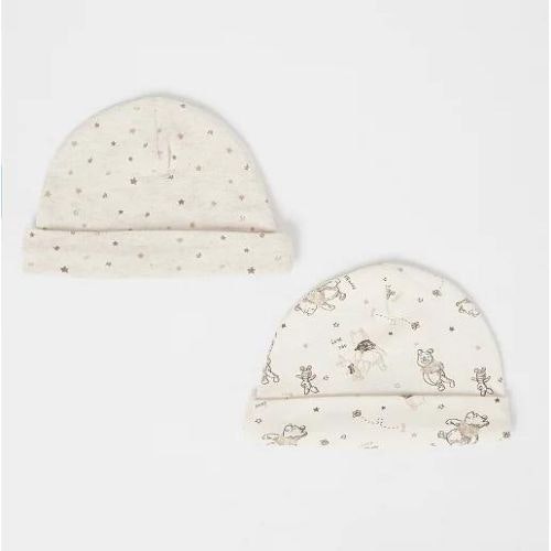 Disney Winnie the Pooh Premature Baby Hats 2 Pack