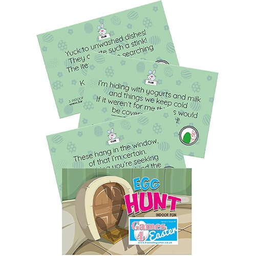 20 Easter Hunt Clue Cards