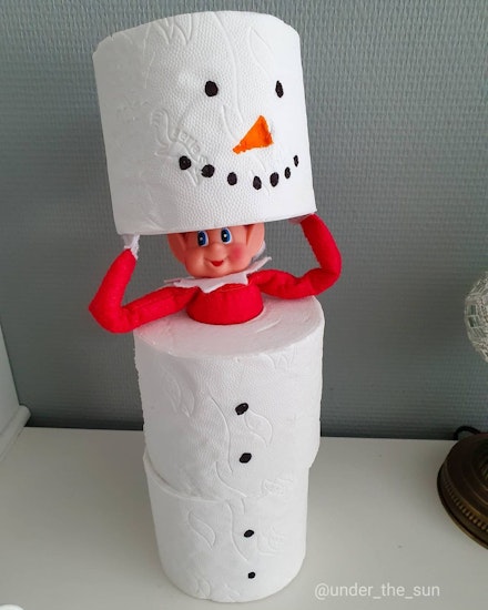 elf on shelf toilet roll