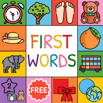 1) First Words UK, Free, Google Play First Words app