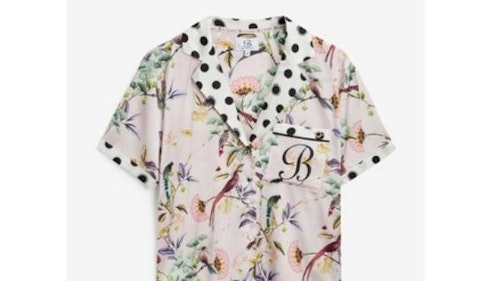 B by Ted Baker Satin Button Through Short Pyjama Set