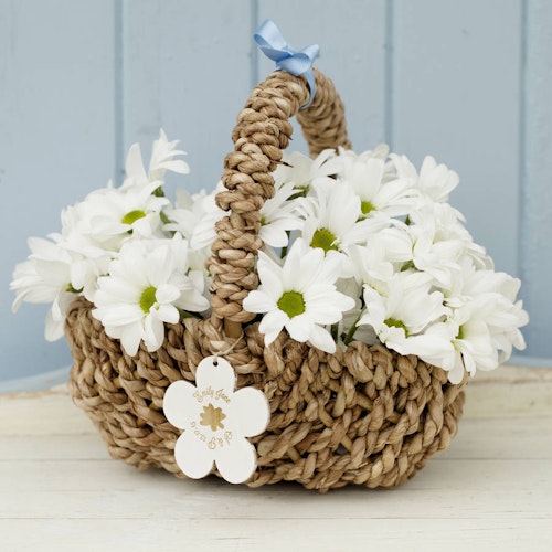 Personalised Flower Girl Basket
