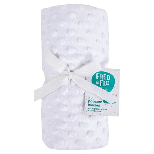 Fredu0026amp;Flo Popcorn Blanket White