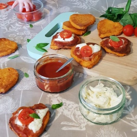 friendly first foods sweet potato pizza bases