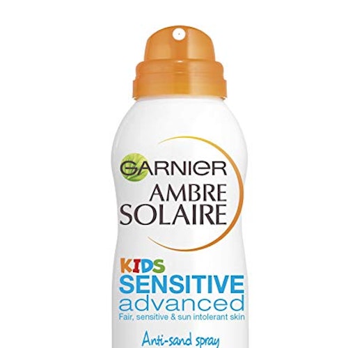 Garnier Ambre Solaire Sensitive Anti-Sand Kids Sun Cream Spray SPF50