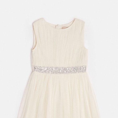 Girls Sequin Waist Dress