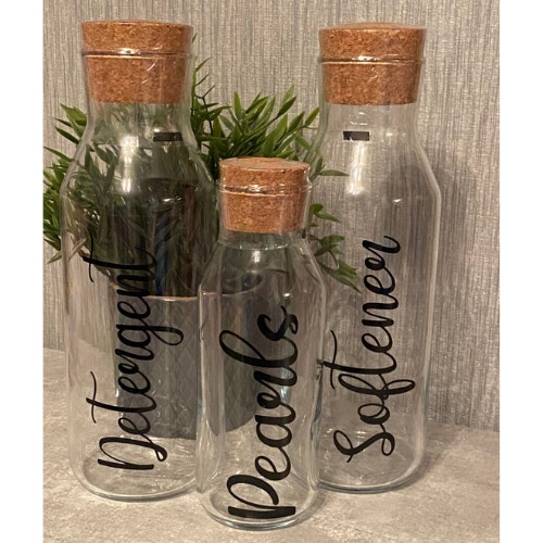 Glass Jar with Cork Lid