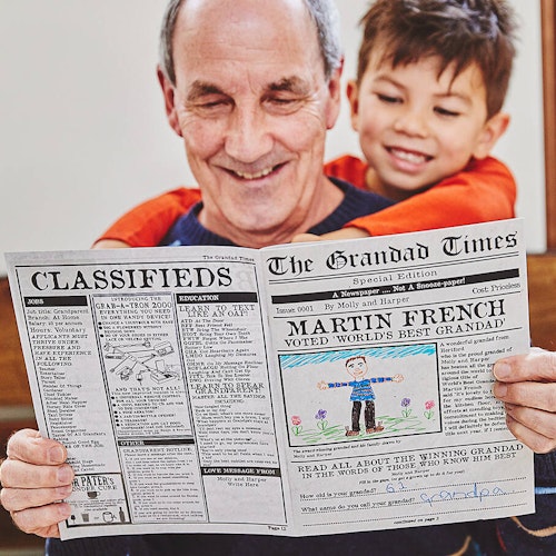 The Grandad Times Newspaper, u00a311.50, Not On The High Street