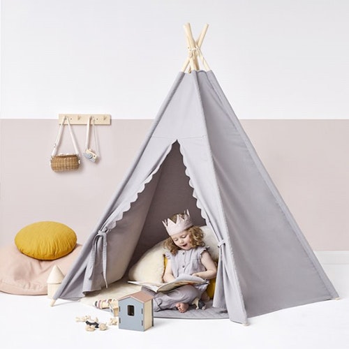The Little Green Sheep u2013 gorgeous Linen Teepee and organic wooden play gym
