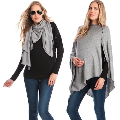 Seraphine Grey Breastfeeding Cover