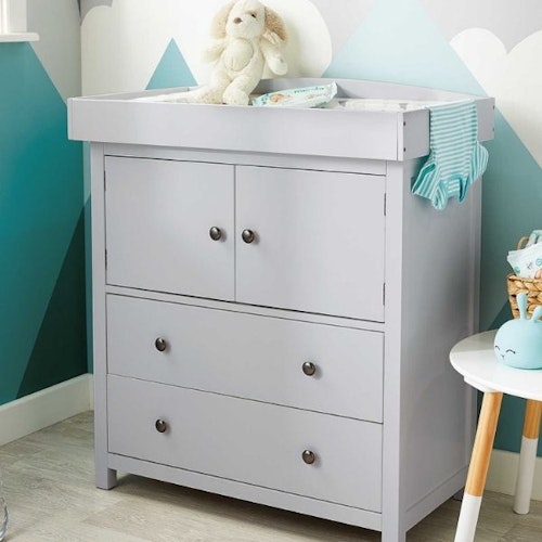 Mamia Grey Baby Changing Unit