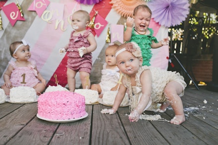 group first first bithday party