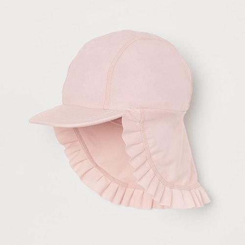 Swim cap with UPF 50