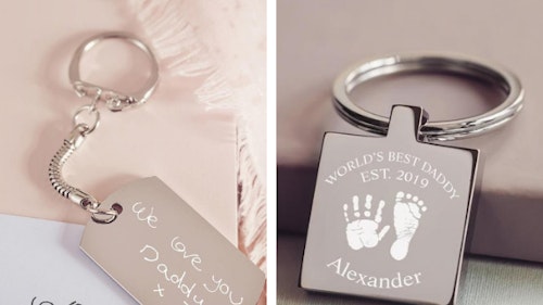 Personalised Handwriting/Footprint Keyring
