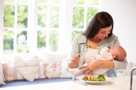 healthy meal mother