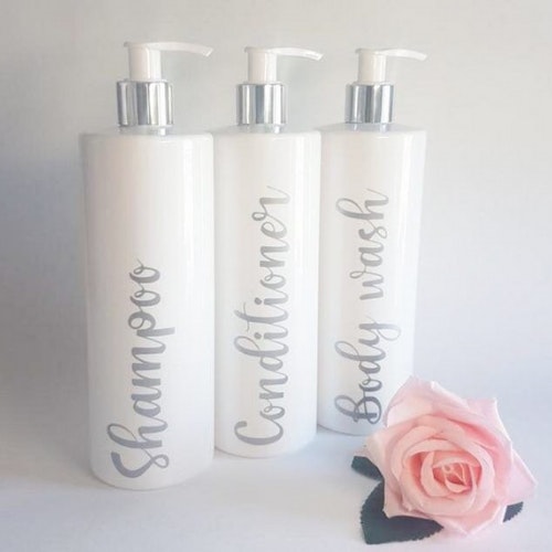 Hinch Inspired White Bathroom Bottle