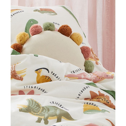 Dino patterned duvet cover set
