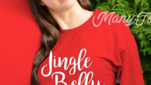 Christmas maternity sweater