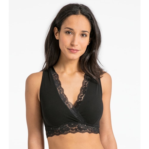 Lace Trim Maternity u0026amp; Nursing Sleep Bra