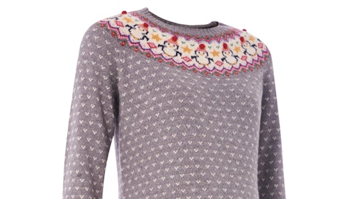 Penguin Cashmere Mix Fair Isle Maternity Jumper