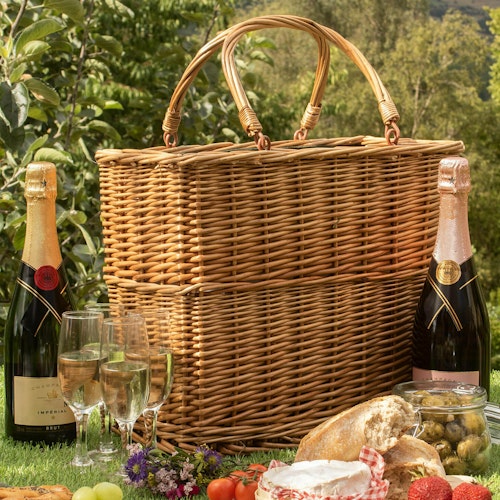 Silver Editions, Insulated Tweed Cooler Basket