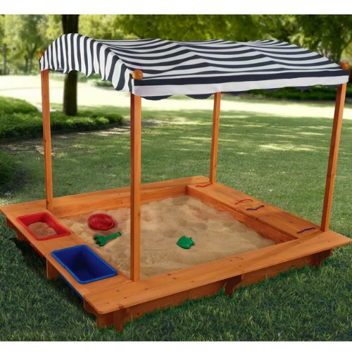KidKraft Outdoor Rectangular Sandbox