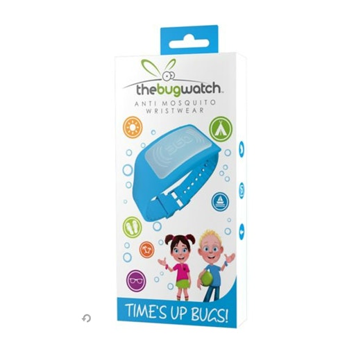 Kids Bug Watch Anti-Mosquito Blue Wrist Band