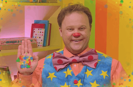 1) Fancying kids’ TV presenters