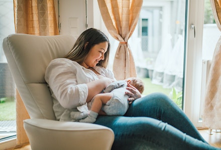laid back breastfeeding