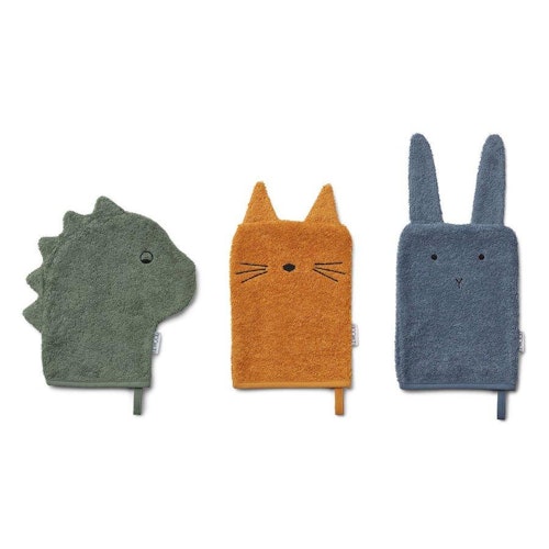 Konges Slojd Animal Washcloths
