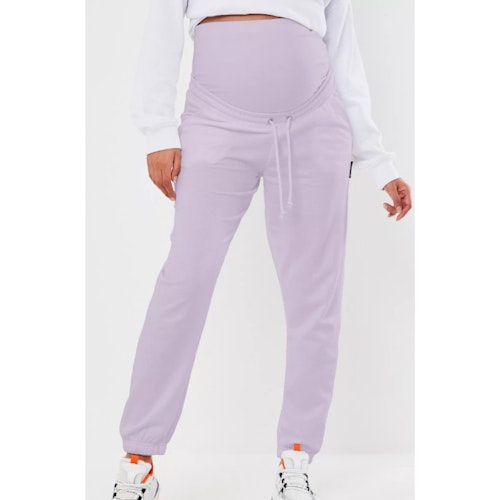 Missguided Lilac Maternity joggers