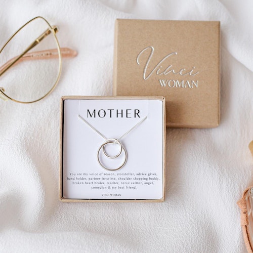 Linked Circle Family Necklace