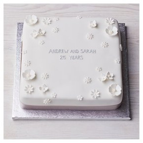 Waitrose Silver Celebration Cake