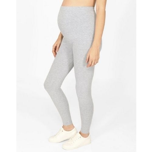 Love Leggings Light Grey Marl Full Length Maternity Leggings