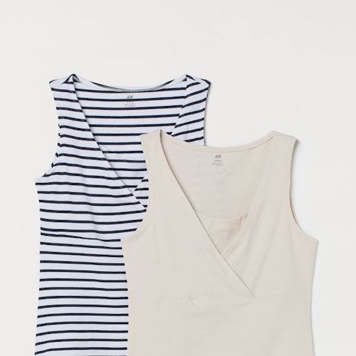 MAMA 2-pack nursing vest tops