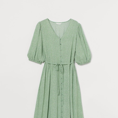 MAMA Puff-sleeved dress