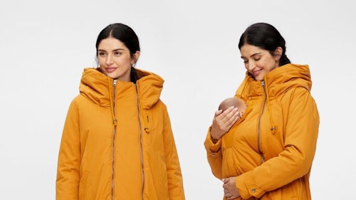 Padded Windproof 3-IN-1 Maternity Coat