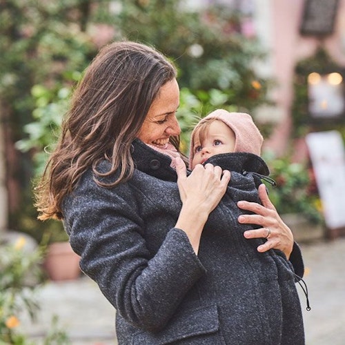 Mamalila Wool Hooded Babywearing Coat Vienna