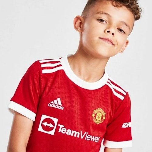 adidas Manchester United FC 2021/22 Home Kit Children