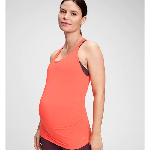 Maternity GapFit Breathe Racerback Tank Top