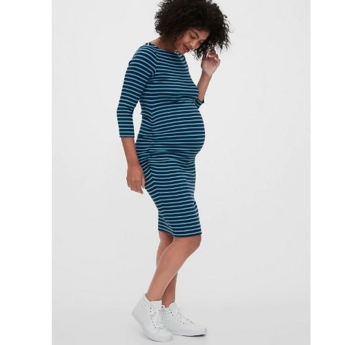 Maternity Modern Boatneck Dress